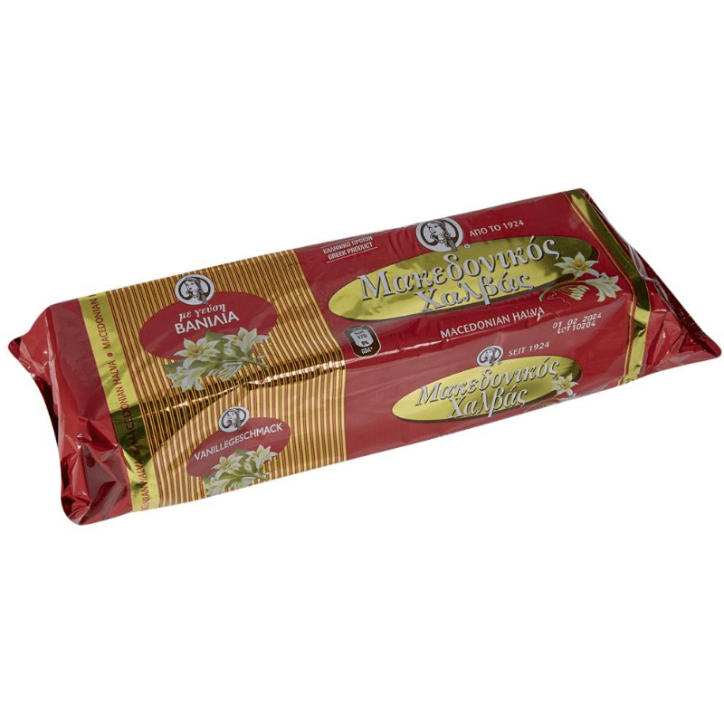 Makedonikos Halvas Vanille (2,5Kg) von Haitoglou bei Araxxon  - Hochwertiges griechisches Produkt.   Makedonikos Halvas Vanille (2,5Kg) από Haitoglou στο Araxxon  - Αυθεντικό ελληνικό προϊόν.